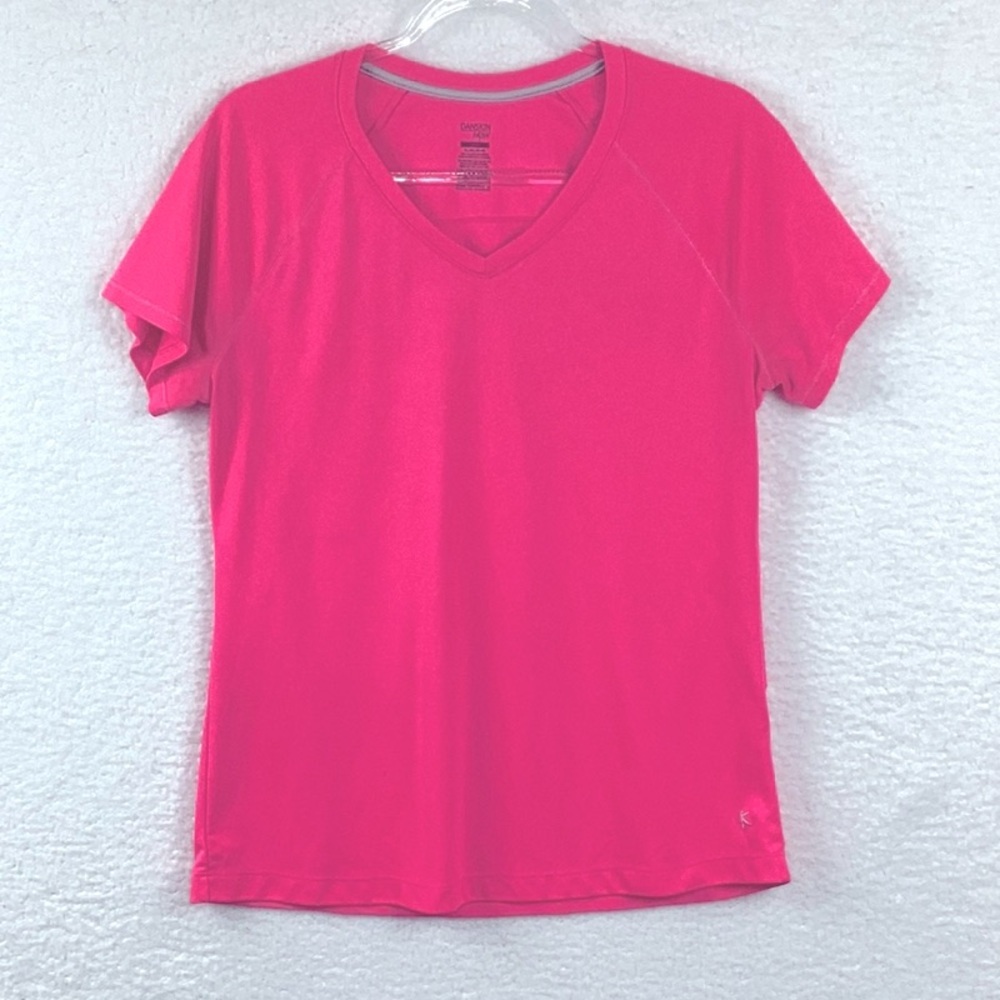 Danskin Now Juniors 14/16 Loose Neon Pink T-shirt.